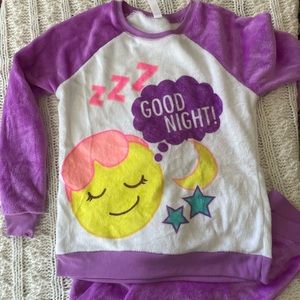 Girls cozy PJs size 16/18 Justice